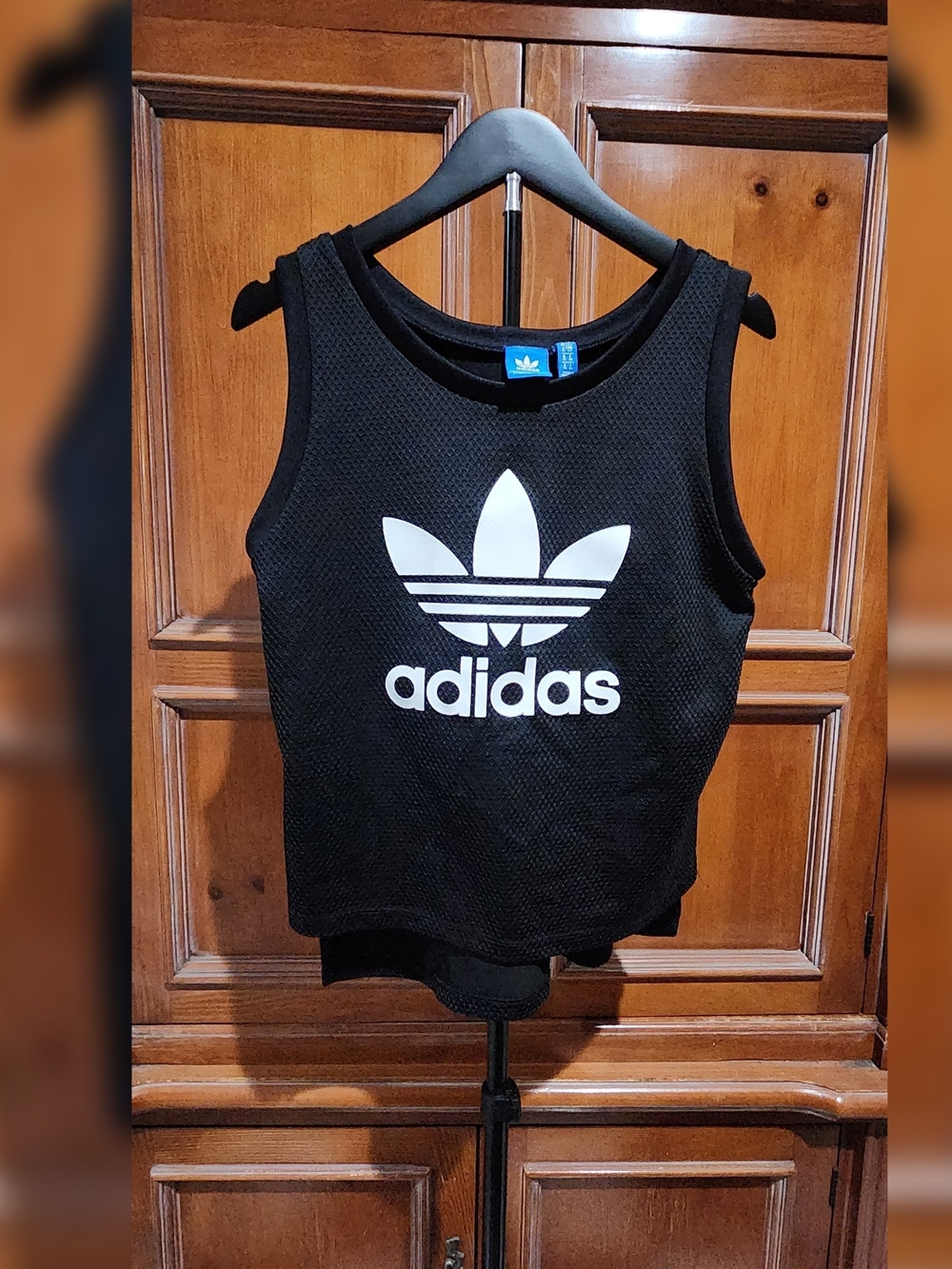 adidas Women’s Black Trefoil Tank Top